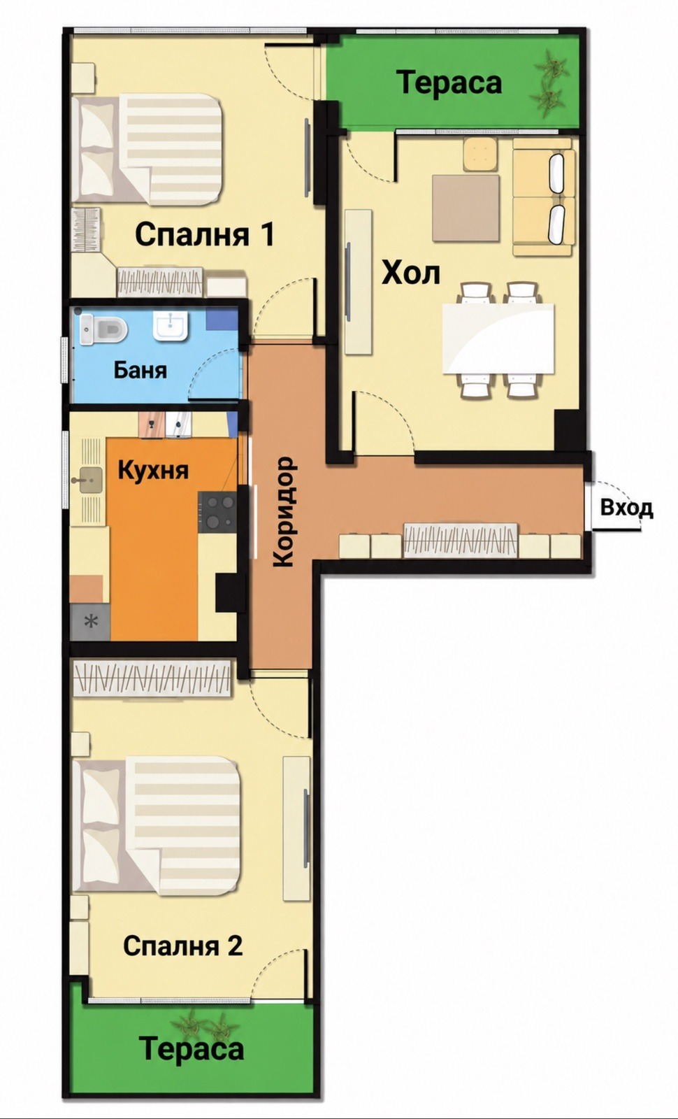 Продава 3-СТАЕН, гр. Русе, Алеи Възраждане, снимка 9 - Апартаменти - 56162614