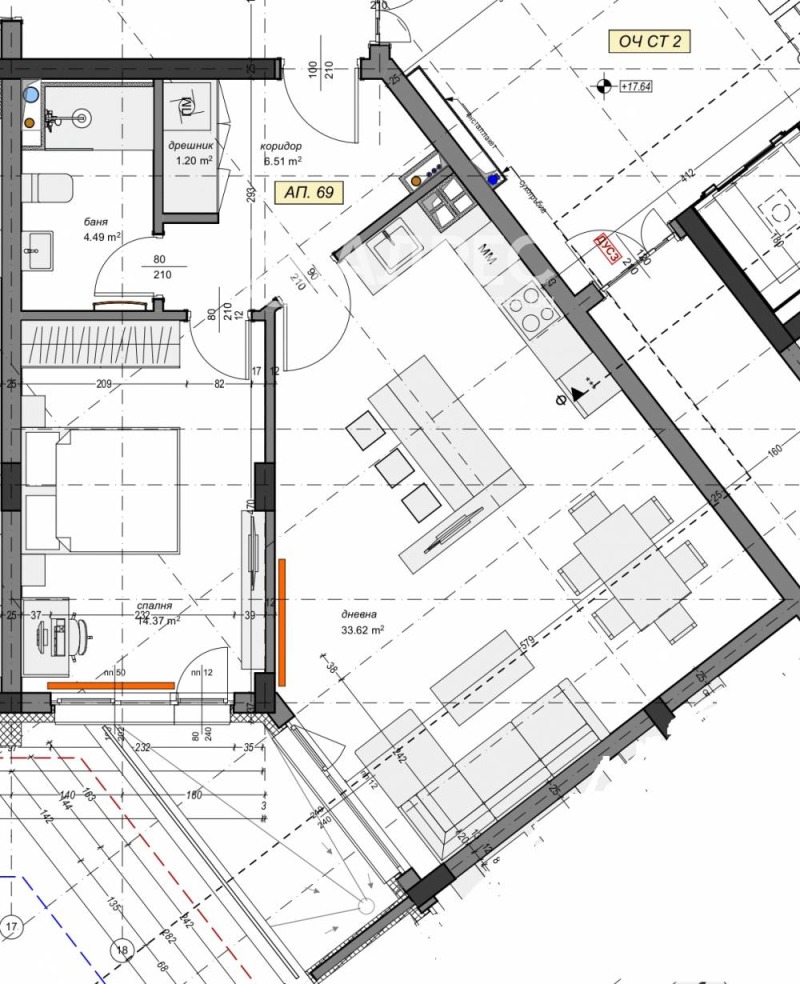 Myytävänä  1 makuuhuone Sofia , Mladost 4 , 88 neliömetriä | 55783223 - kuva [2]