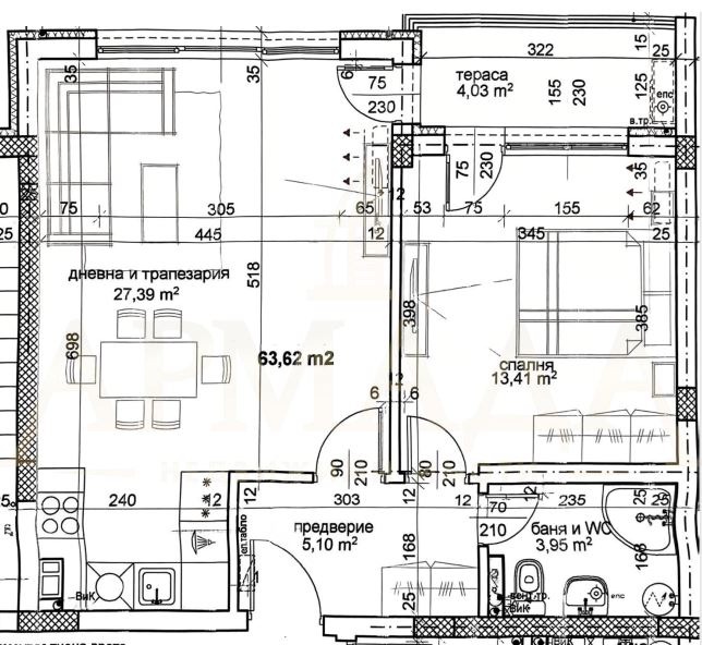 Продава 2-СТАЕН, гр. Пловдив, Тракия, снимка 5 - Aпартаменти - 49358646