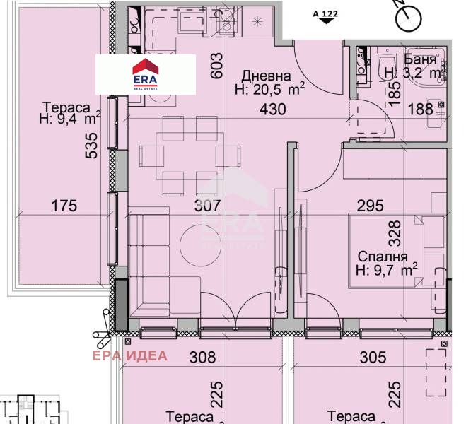 Продаја  1 спаваћа соба Софија , Модерно предградие , 79 м2 | 89576468 - слика [2]