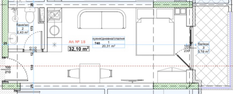 Продава 1-СТАЕН в област Бургас, гр. Приморско - 36 кв.м / 37 800 € » 73 930.37 лв., ТОП ИН