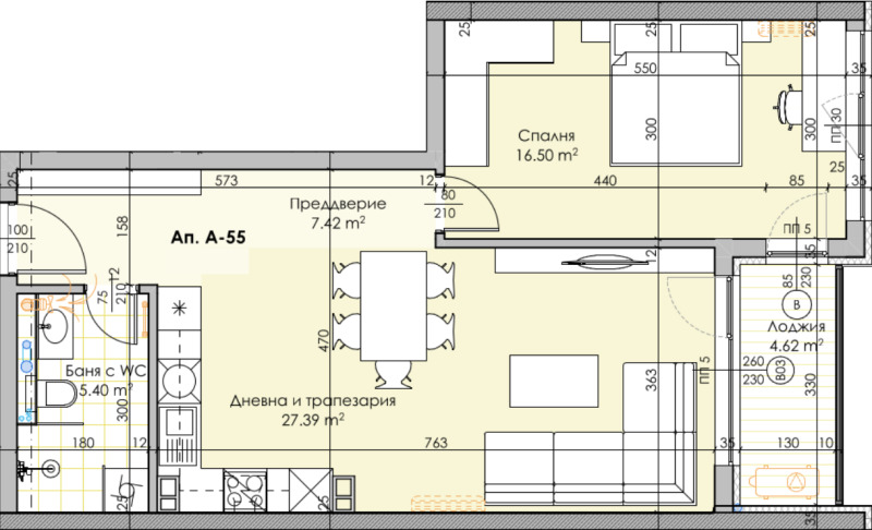 In vendita  1 camera da letto Plovdiv , Karshiiaka , 86 mq | 75836231