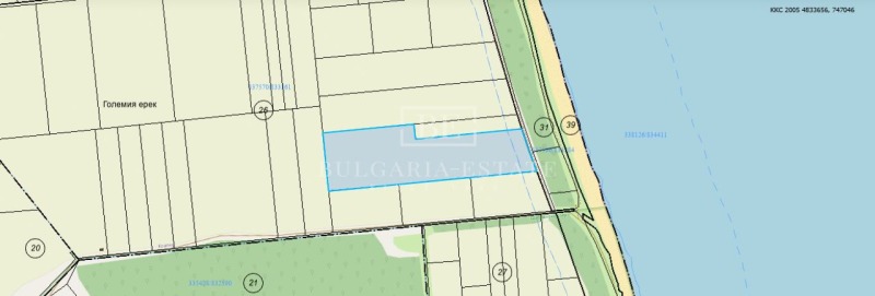 Til salgs  Plott region Dobrich , Krapets , 36455 kvm | 16379438 - bilde [5]
