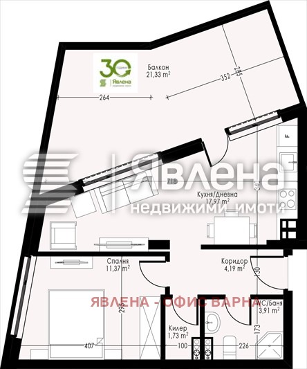 Продава 2-СТАЕН, гр. Варна, Възраждане 4, снимка 2 - Aпартаменти - 47262053