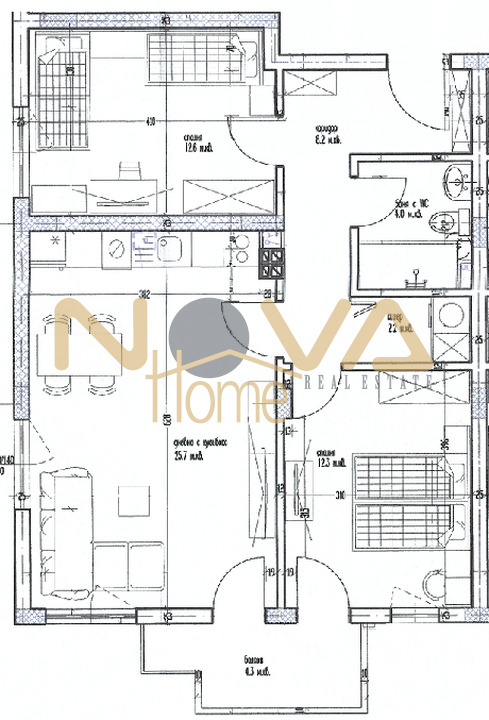 En venta  2 dormitorios Varna , Levski 1 , 89 metros cuadrados | 58225401 - imagen [8]