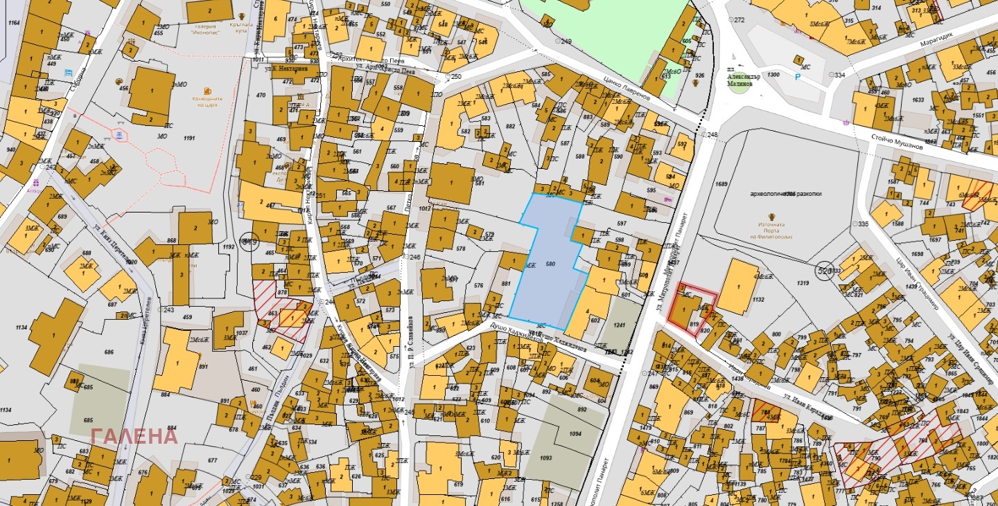 Продава ПАРЦЕЛ, гр. Пловдив, Старият град