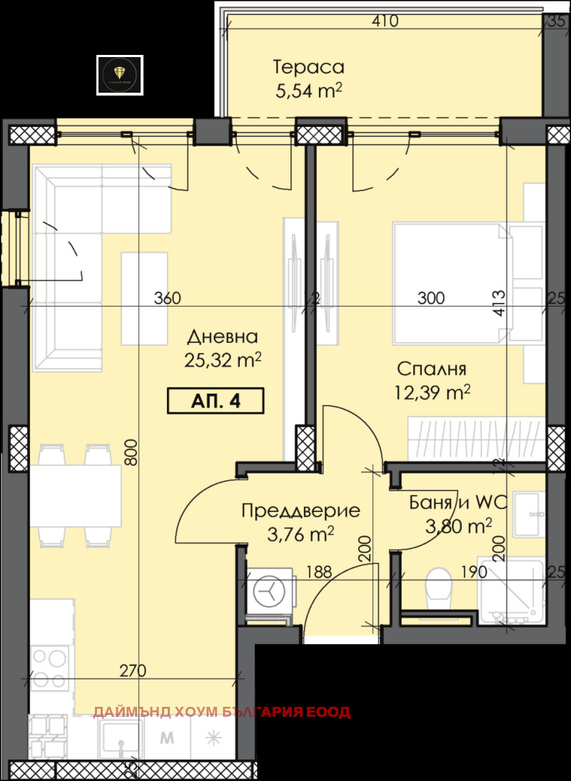 Продава  2-стаен град Пловдив , Тракия , 73 кв.м | 63941079 - изображение [2]