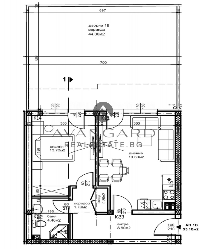 À vendre  1 chambre Plovdiv , Belomorski , 109 m² | 13297942 - image [2]