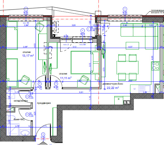 Te koop  2 slaapkamers Burgas , Bratja Miladinovi , 92 m² | 75883078 - afbeelding [3]