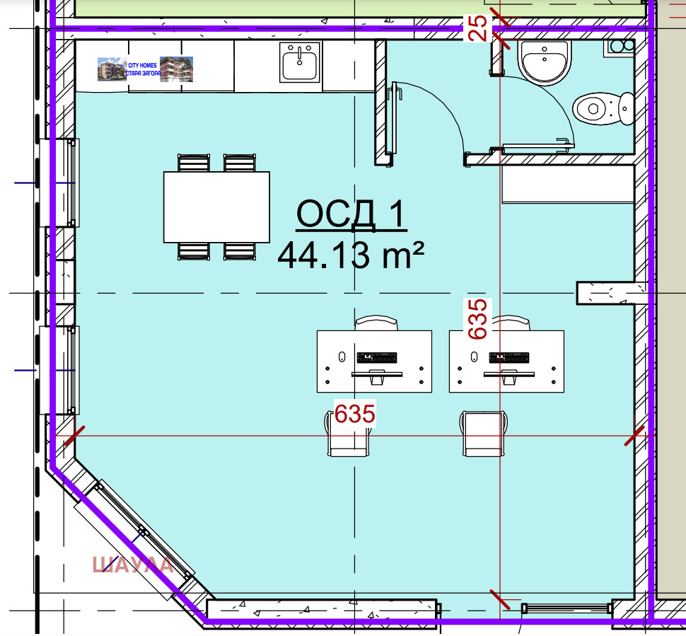 Продава ОФИС, гр. Стара Загора, Железник - изток, снимка 2 - Офиси - 54013906