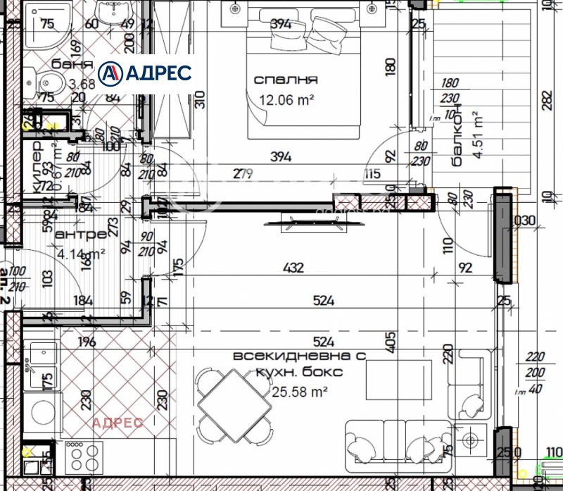 Продава 2-СТАЕН, гр. Варна, Младост 1