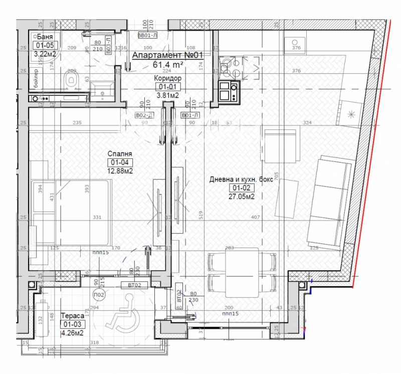 Продава 2-СТАЕН, гр. София, област София-град, снимка 2 - Апартаменти - 53603217