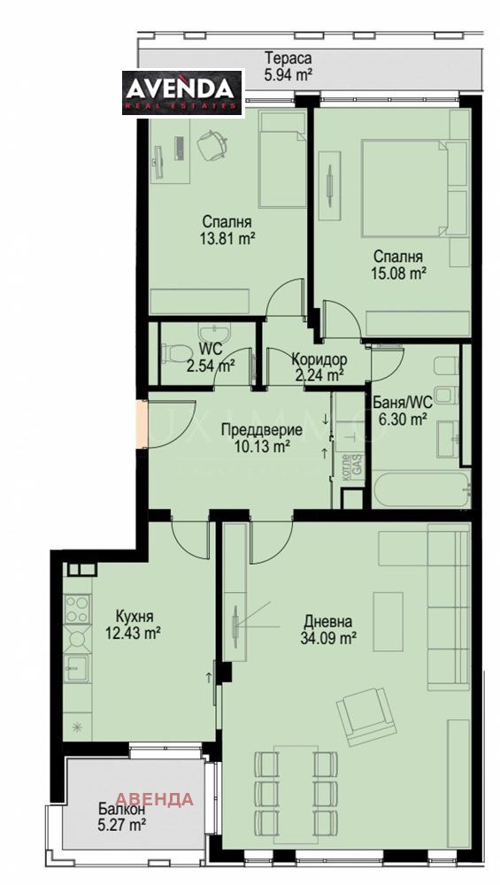На продаж  2 спальні София , Бояна , 152 кв.м | 66247108 - зображення [12]