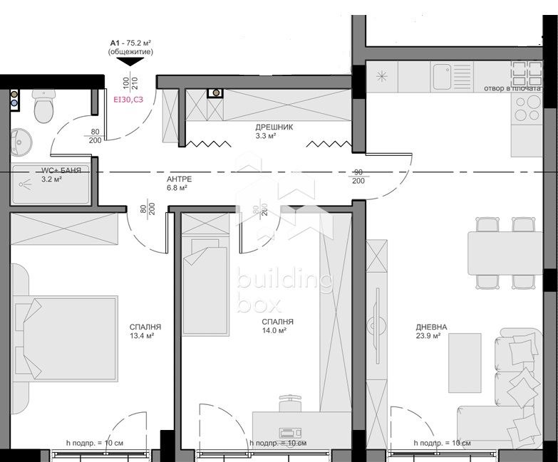In vendita  2 camere da letto Varna , Vladislav Varnenchik 1 , 89 mq | 12543084 - Immagine [2]