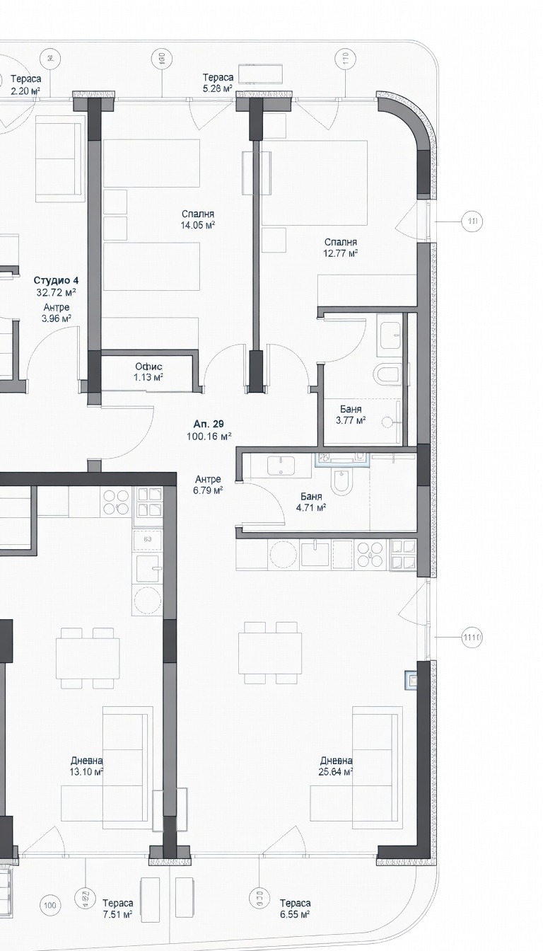 Продава 3-СТАЕН, гр. Варна, Трошево, снимка 3 - Апартаменти - 53783860