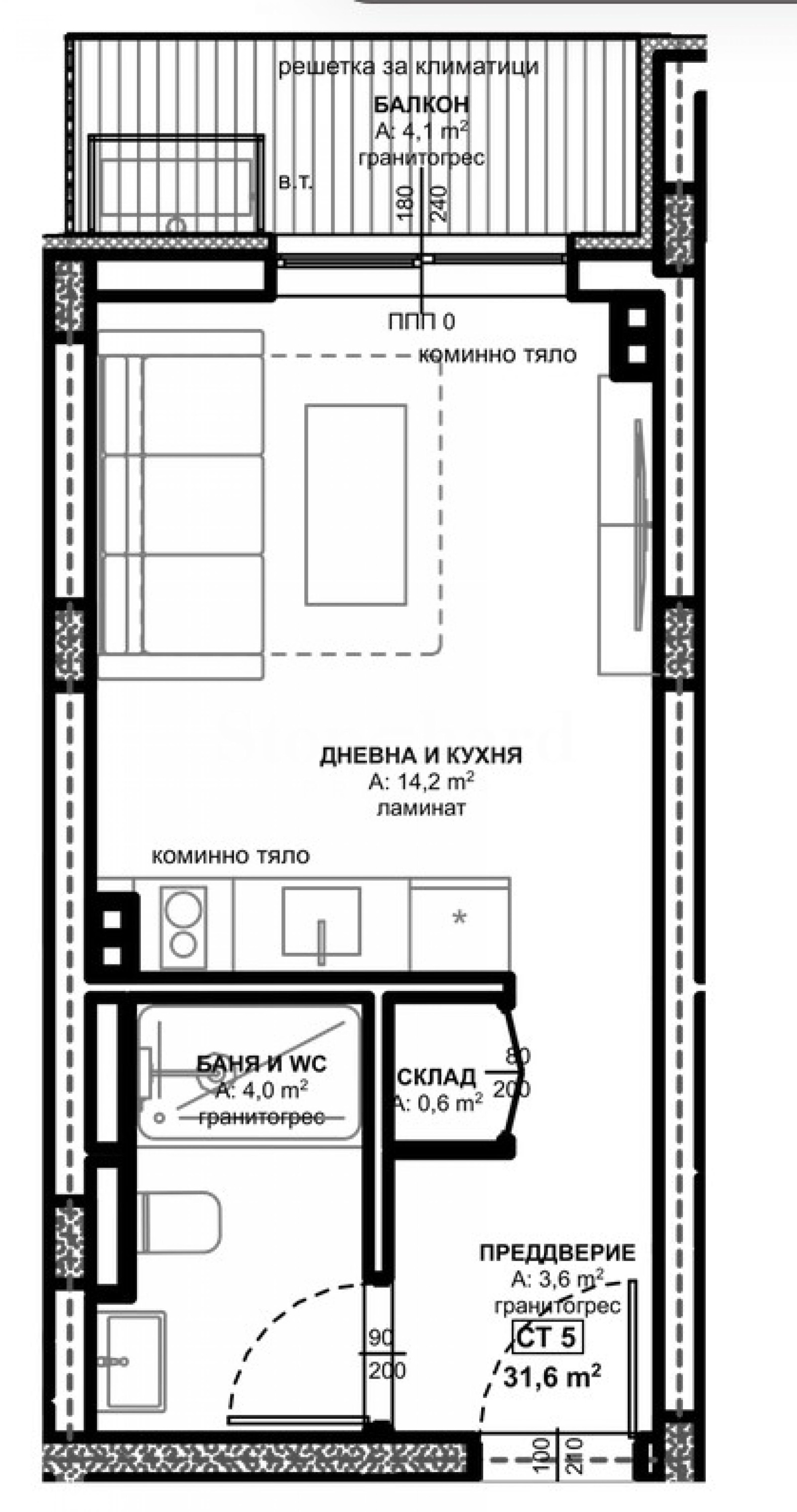 Продава 1-СТАЕН, гр. Царево, област Бургас, снимка 2 - Апартаменти - 54376592
