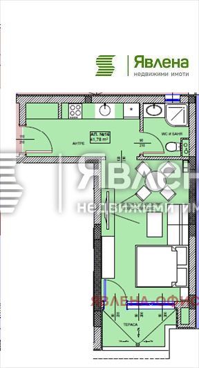 Продава 1-СТАЕН, гр. Поморие, област Бургас, снимка 1 - Aпартаменти - 48886921