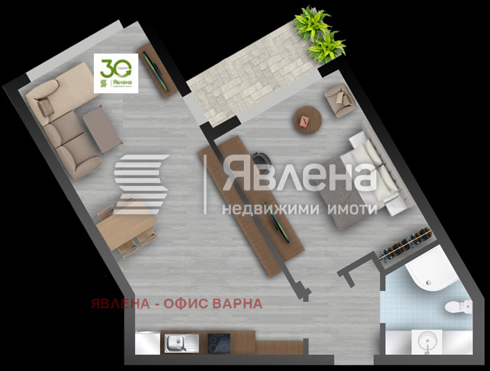 Продава 2-СТАЕН, гр. Варна, к.к. Св.Св. Константин и Елена, снимка 4 - Апартаменти - 54152827