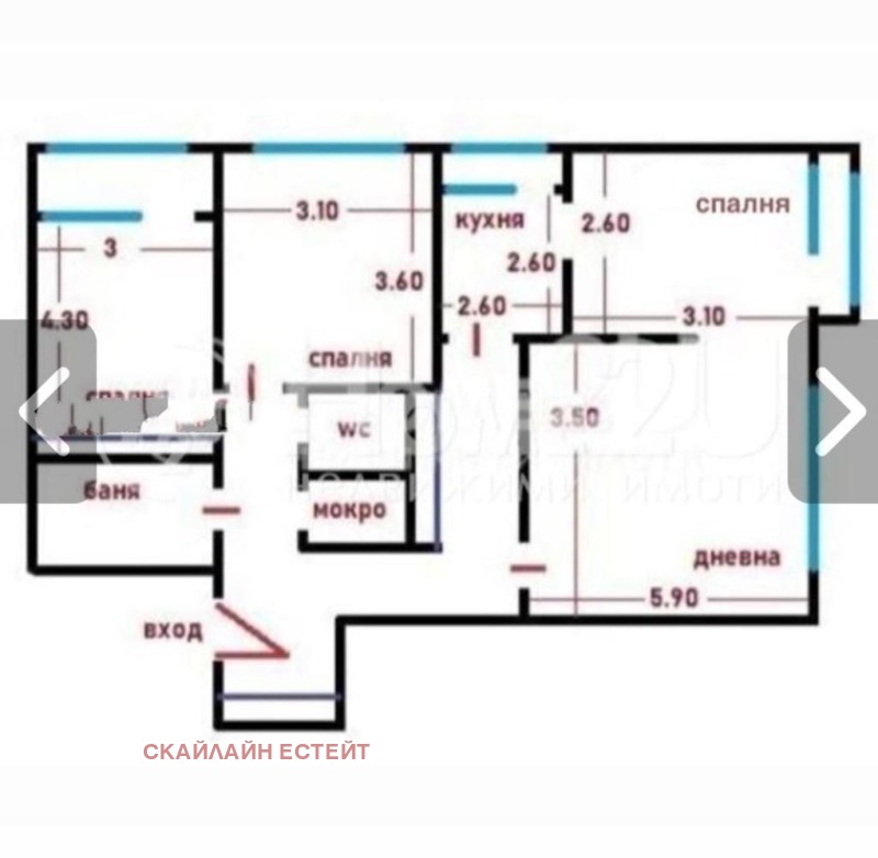 Продава  4-стаен град София , Красна поляна 1 , 100 кв.м | 20017797 - изображение [14]