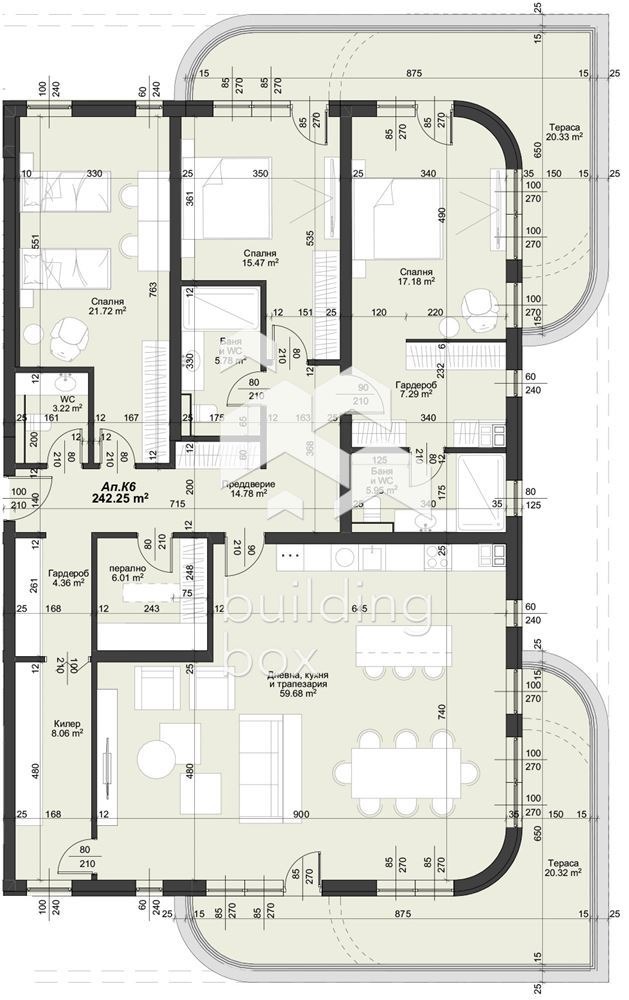 Продава 4-СТАЕН, гр. Пловдив, Тракия, снимка 2 - Апартаменти - 55086314