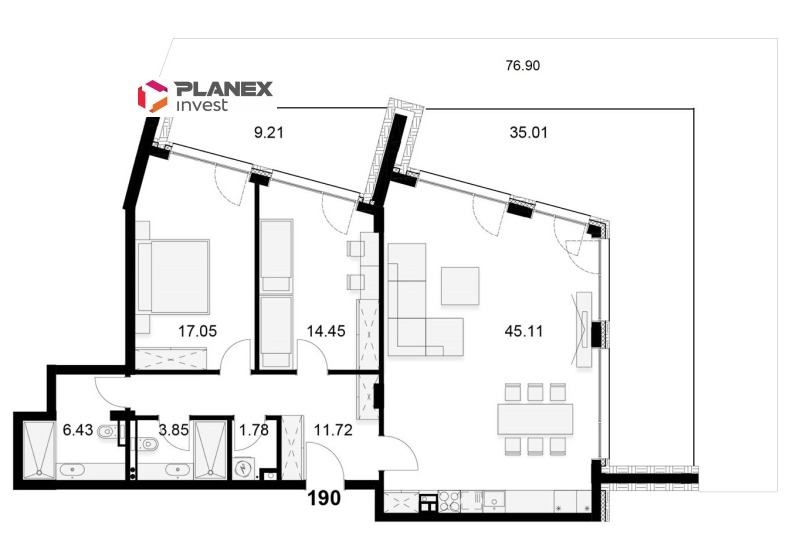 Satılık  2 yatak odası Sofia , Simeonovo , 183 metrekare | 48758060 - görüntü [9]