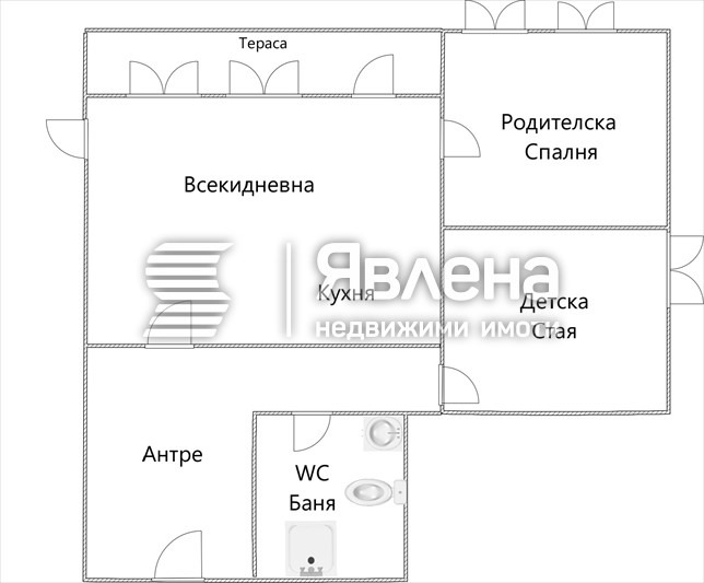 Προς πώληση  2 υπνοδωμάτια Σοφηια , Ηζγρεβ , 74 τ.μ | 40511339 - εικόνα [8]