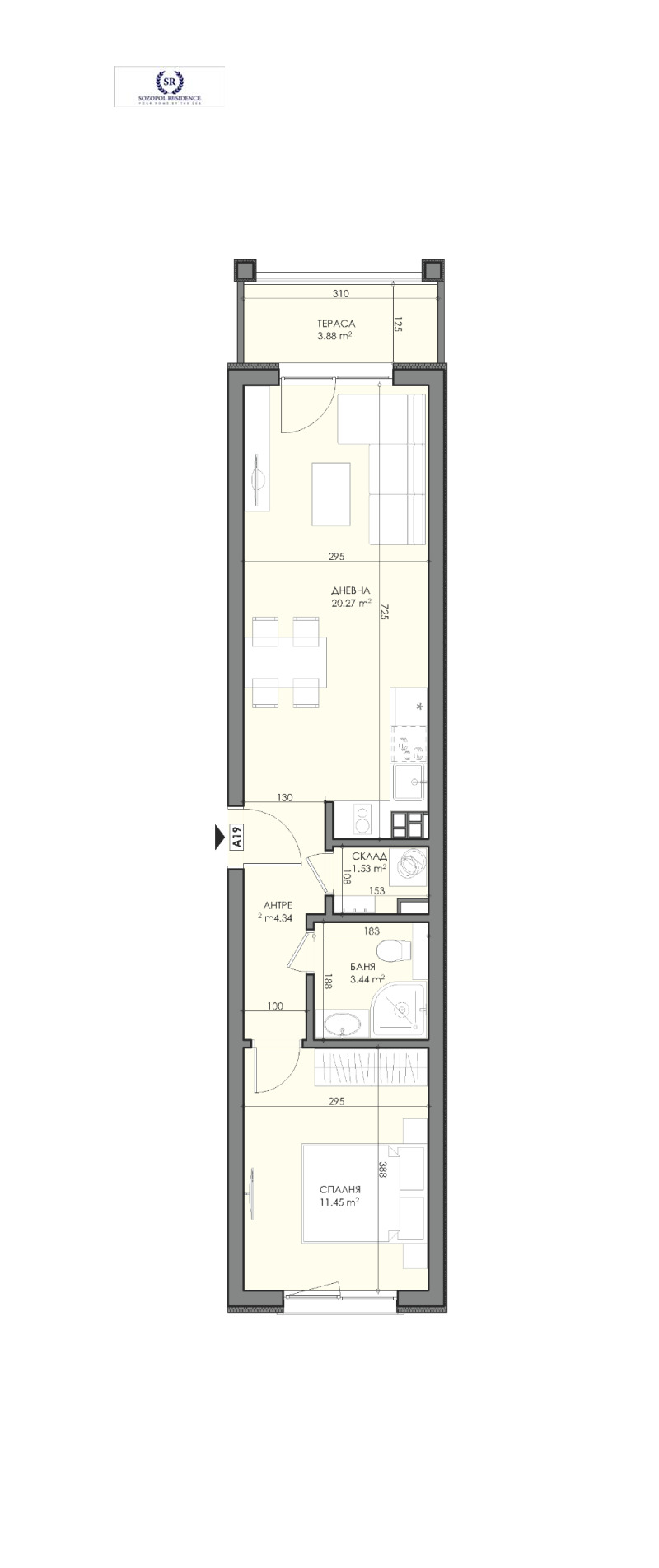 Продава  2-стаен област Бургас , гр. Созопол , 62 кв.м | 69206329 - изображение [11]