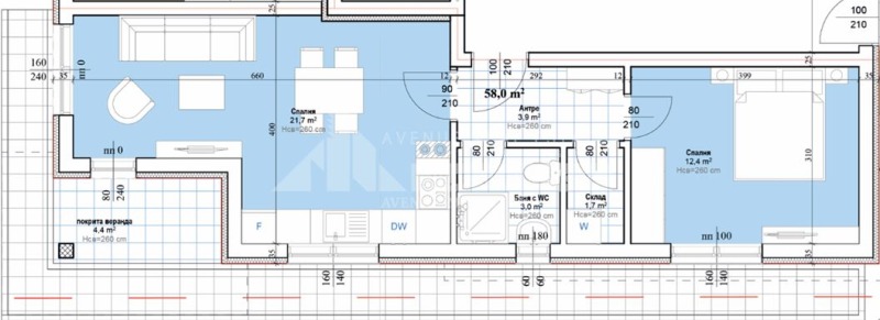 Na sprzedaż  1 sypialnia region Płowdiw , Asenowgrad , 192 mkw | 92564173 - obraz [2]