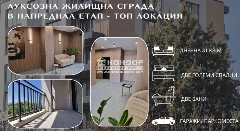 Продава  3-стаен, град Пловдив, Кършияка •  184 250 EUR • ID 38934590 — holmes.bg - [1] 