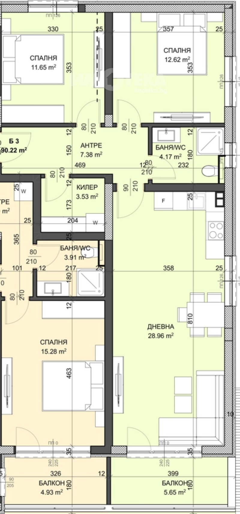 À venda  2 quartos Varna , Vinica , 102 m² | 82076913 - imagem [2]