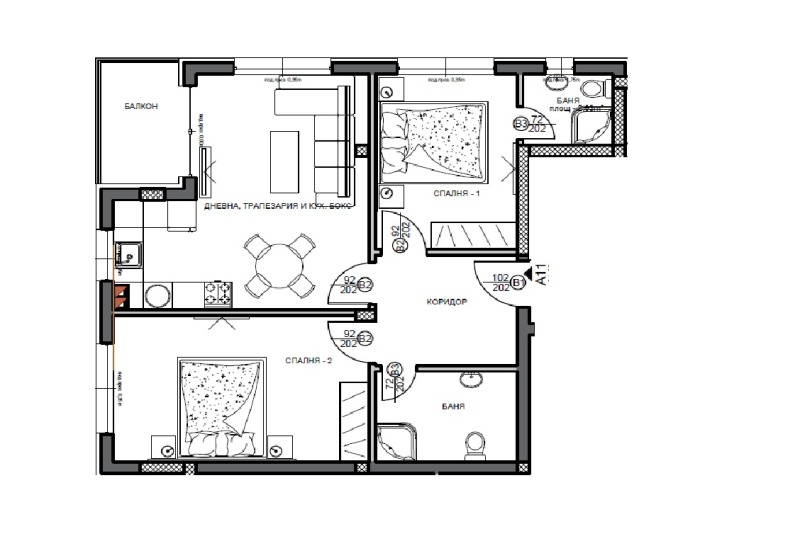 En venta  2 dormitorios Jaskovo , Lyuben Karavelov , 104 metros cuadrados | 58263245 - imagen [2]