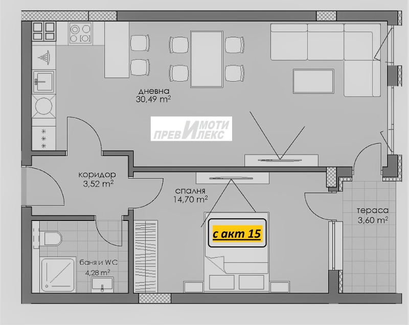 Продава  2-стаен град Пловдив , Южен , 78 кв.м | 32259158