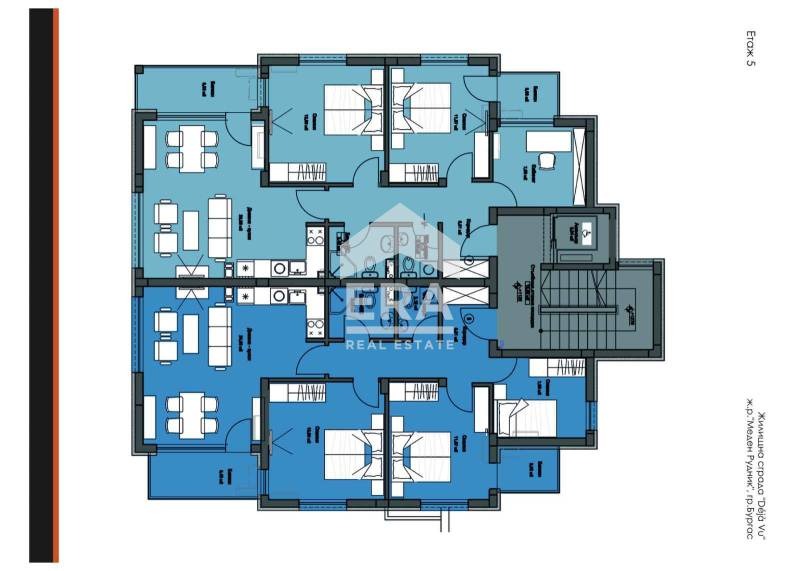 Продава 4-СТАЕН, гр. Бургас, област Бургас, снимка 4 - Aпартаменти - 47423625