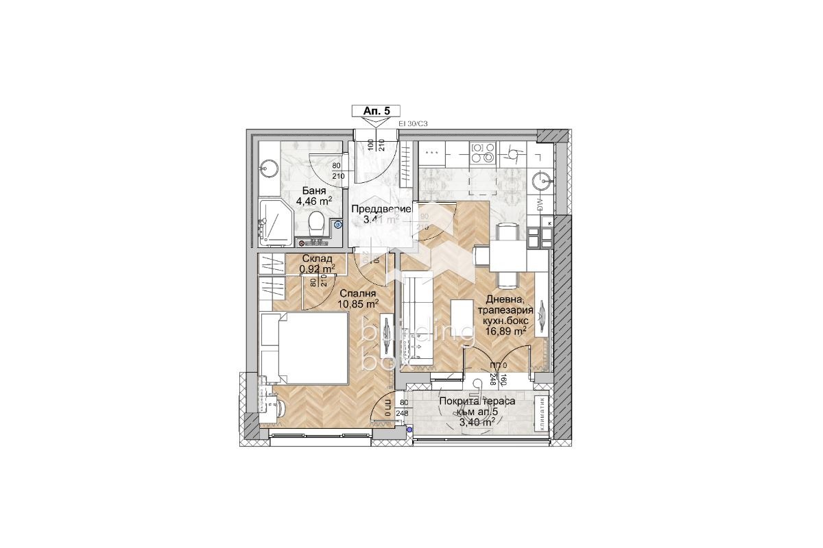 Продава 2-СТАЕН, гр. София, Люлин 8, снимка 2 - Апартаменти - 54111385