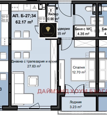 Продава  2-стаен град Пловдив , Христо Смирненски , 78 кв.м | 46928773 - изображение [2]