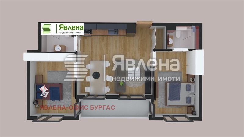 In vendita  2 camere da letto Burgas , Izgrev , 92 mq | 98254500 - Immagine [7]