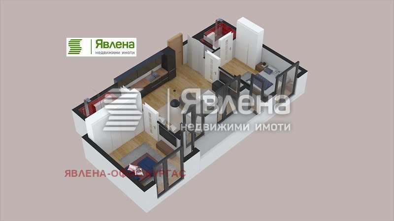 Продава 3-СТАЕН, гр. Бургас, Изгрев, снимка 11 - Aпартаменти - 48791233