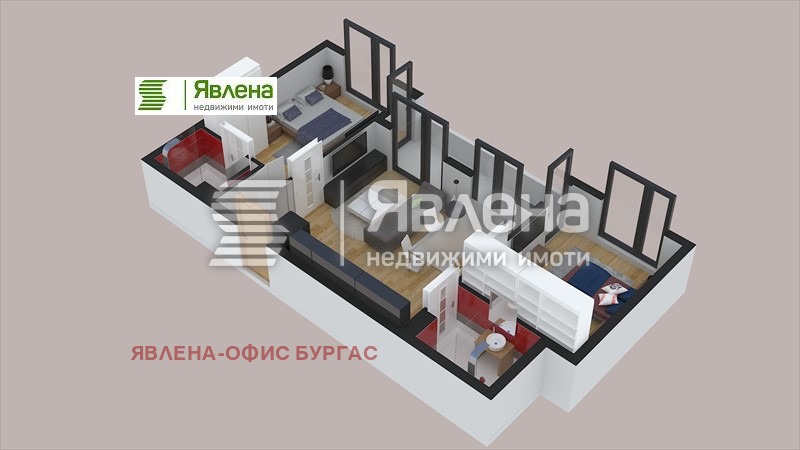 Продава 3-СТАЕН, гр. Бургас, Изгрев, снимка 7 - Aпартаменти - 48791233