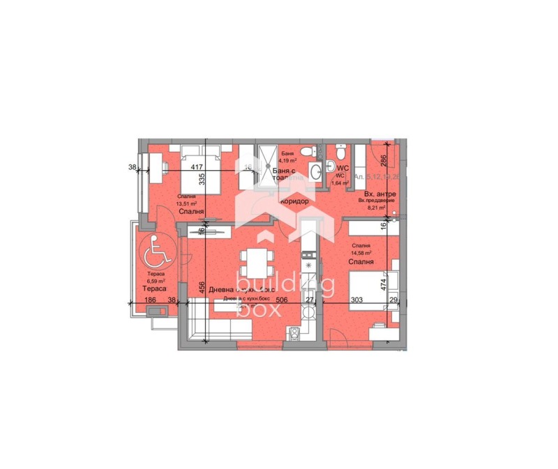 Продаја  2 спаваће собе Пловдив , Остромила , 94 м2 | 38403195 - слика [2]