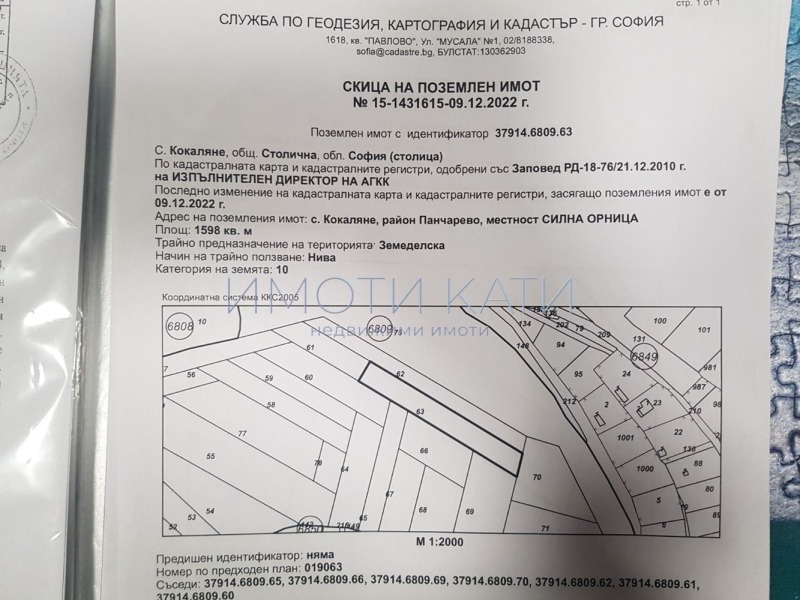 Na prodej  Spiknutí Sofia , Kokaljane , 1598 m2 | 87214593 - obraz [3]
