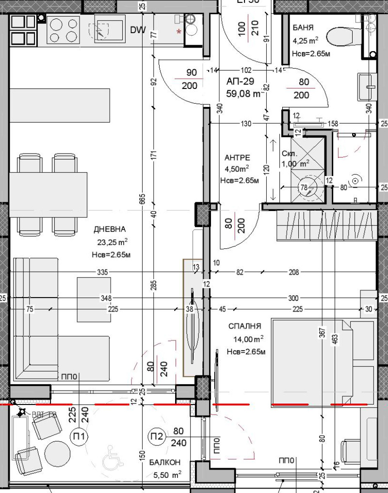 Продава 2-СТАЕН, гр. Пловдив, Остромила, снимка 3 - Апартаменти - 52359800