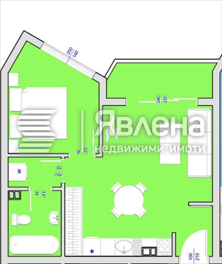Til salg  1 soveværelse region Varna , Byala , 57 kvm | 37110883 - billede [3]