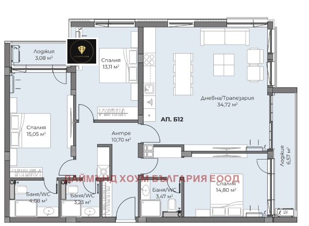 Продава 4-СТАЕН, гр. Пловдив, Христо Смирненски, снимка 2 - Aпартаменти - 48099444