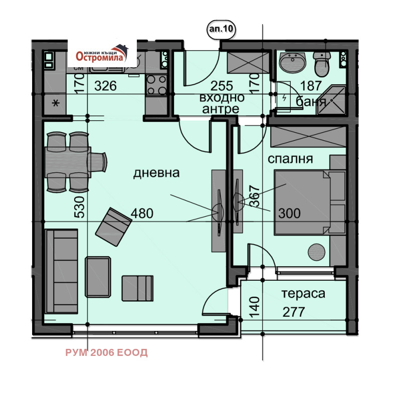 Продава 2-СТАЕН, гр. Пловдив, Южен, снимка 2 - Aпартаменти - 48598080