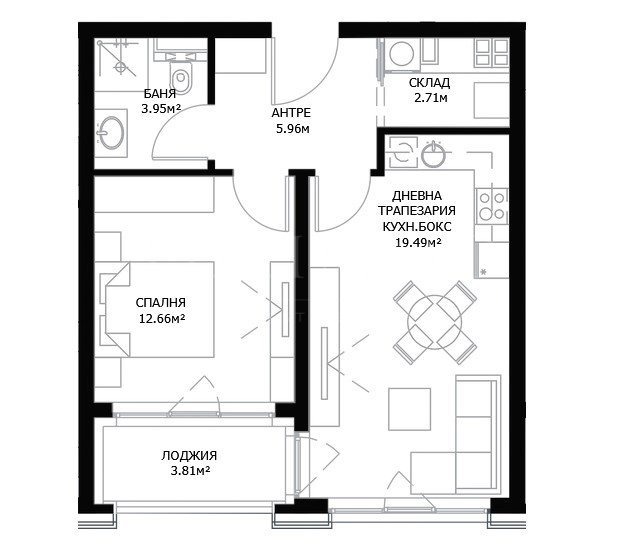 Продава 2-СТАЕН, гр. София, Драгалевци, снимка 4 - Апартаменти - 56740407