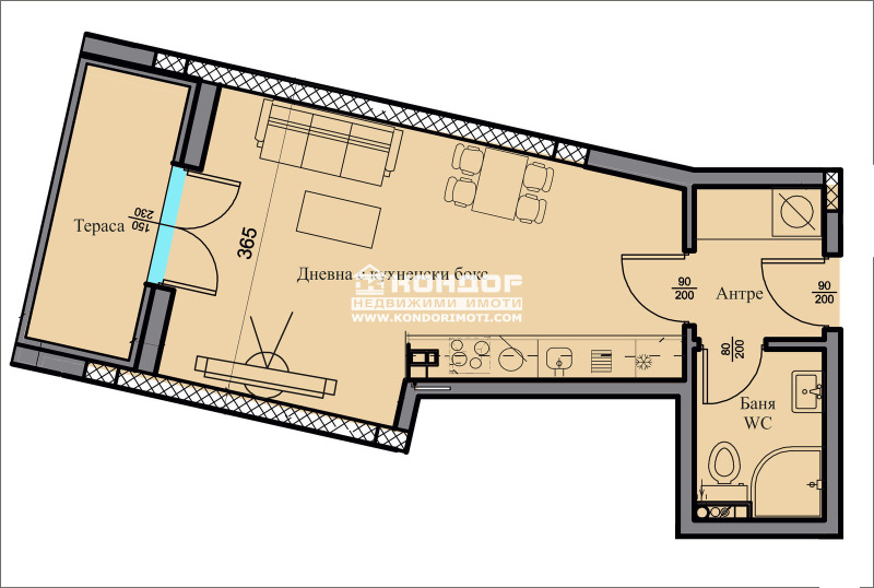 Продава  1-стаен град Пловдив , Център , 40 кв.м | 90201826 - изображение [7]