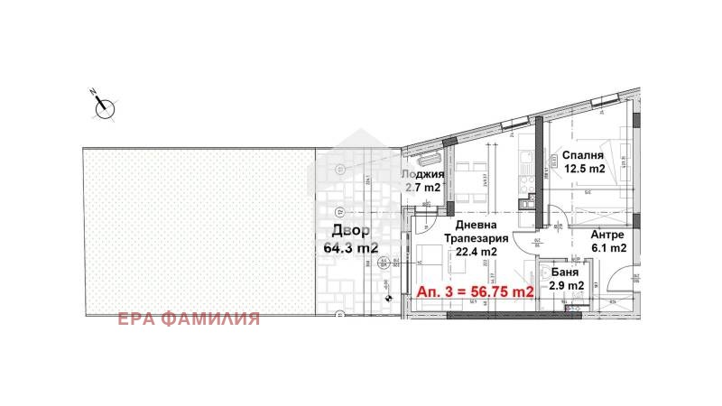 In vendita  1 camera da letto Sofia , Malinova dolina , 68 mq | 95415691 - Immagine [3]