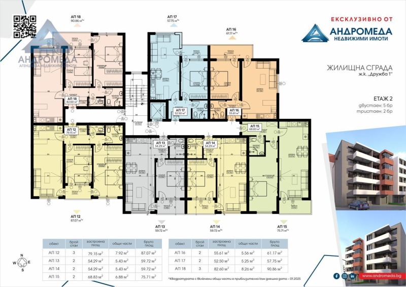 En venta  1 dormitorio Pleven , Druzhba 1 , 76 metros cuadrados | 88150168 - imagen [3]