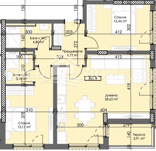 Zu verkaufen  2 Schlafzimmer Plowdiw , Trakija , 107 qm | 68311426 - Bild [5]