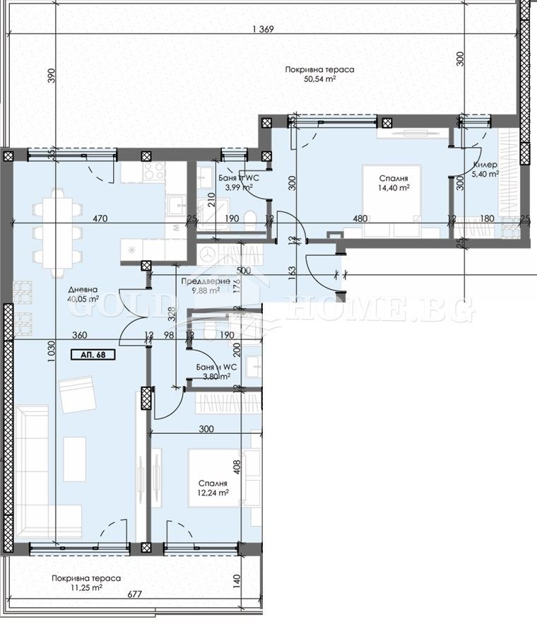 Zu verkaufen  2 Schlafzimmer Plowdiw , Trakija , 107 qm | 68311426 - Bild [12]